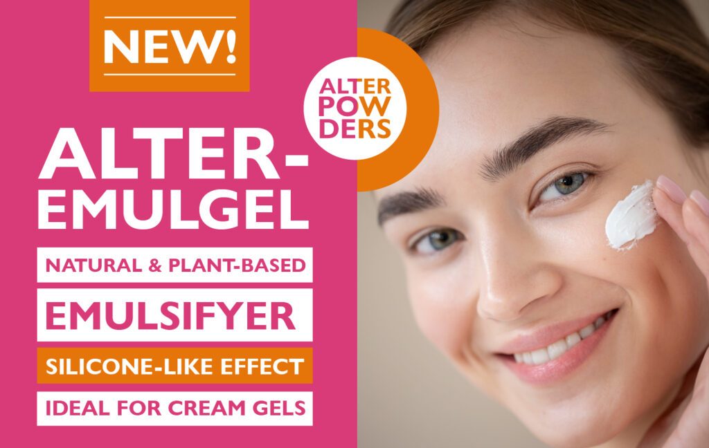 Natural emulsifier with "silicone-like" feeling ideal to formulate cream gels.