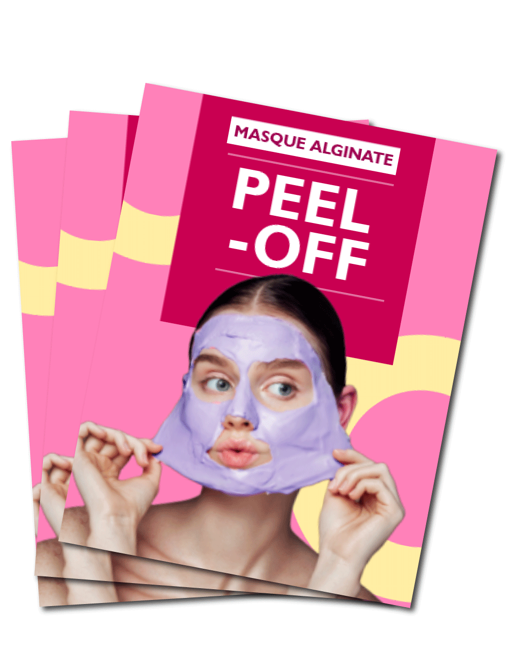 Peel-off mask brochure